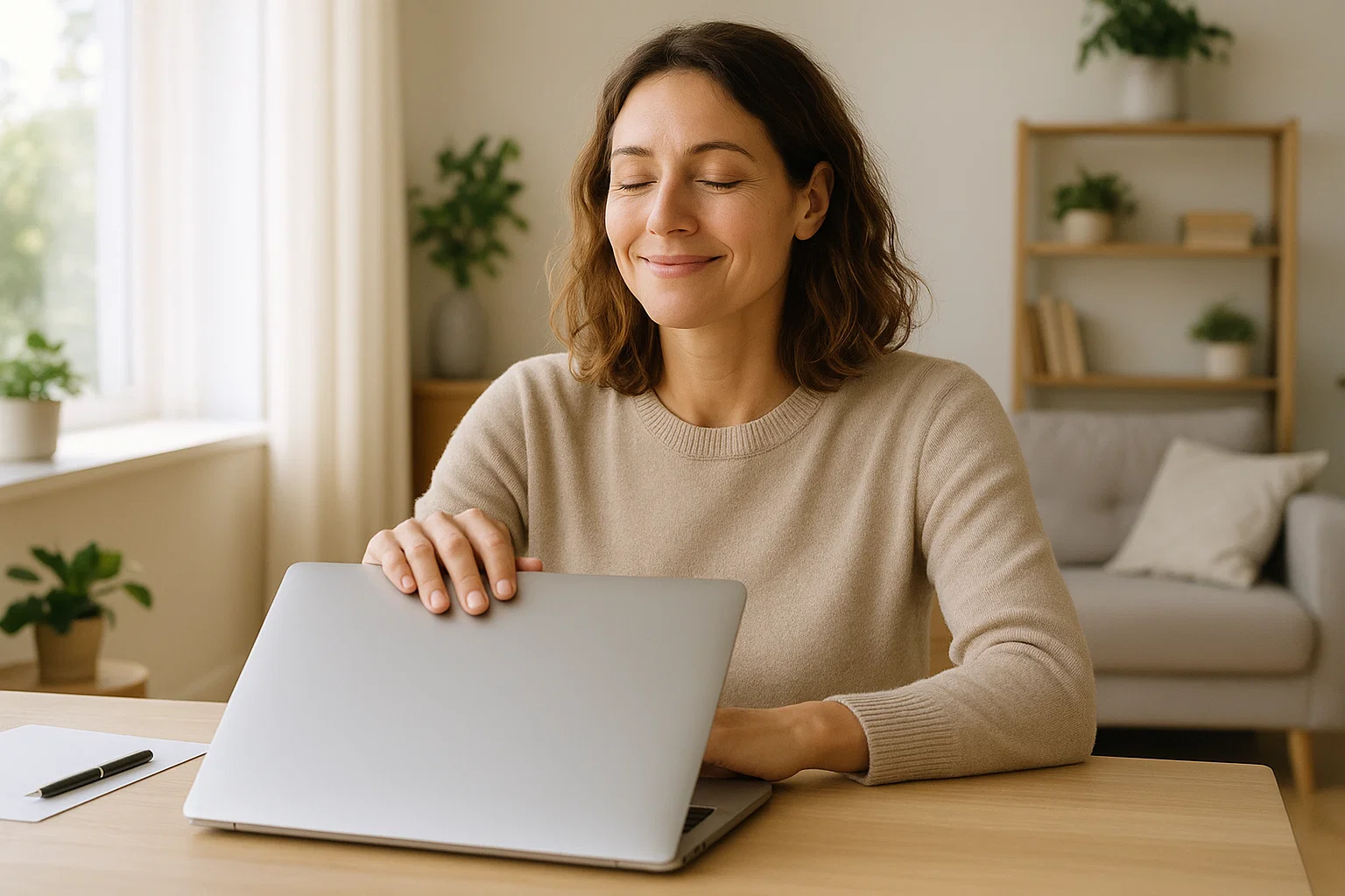 Person feeling reassured after learning how an IVA affects personal and workplace pensions.