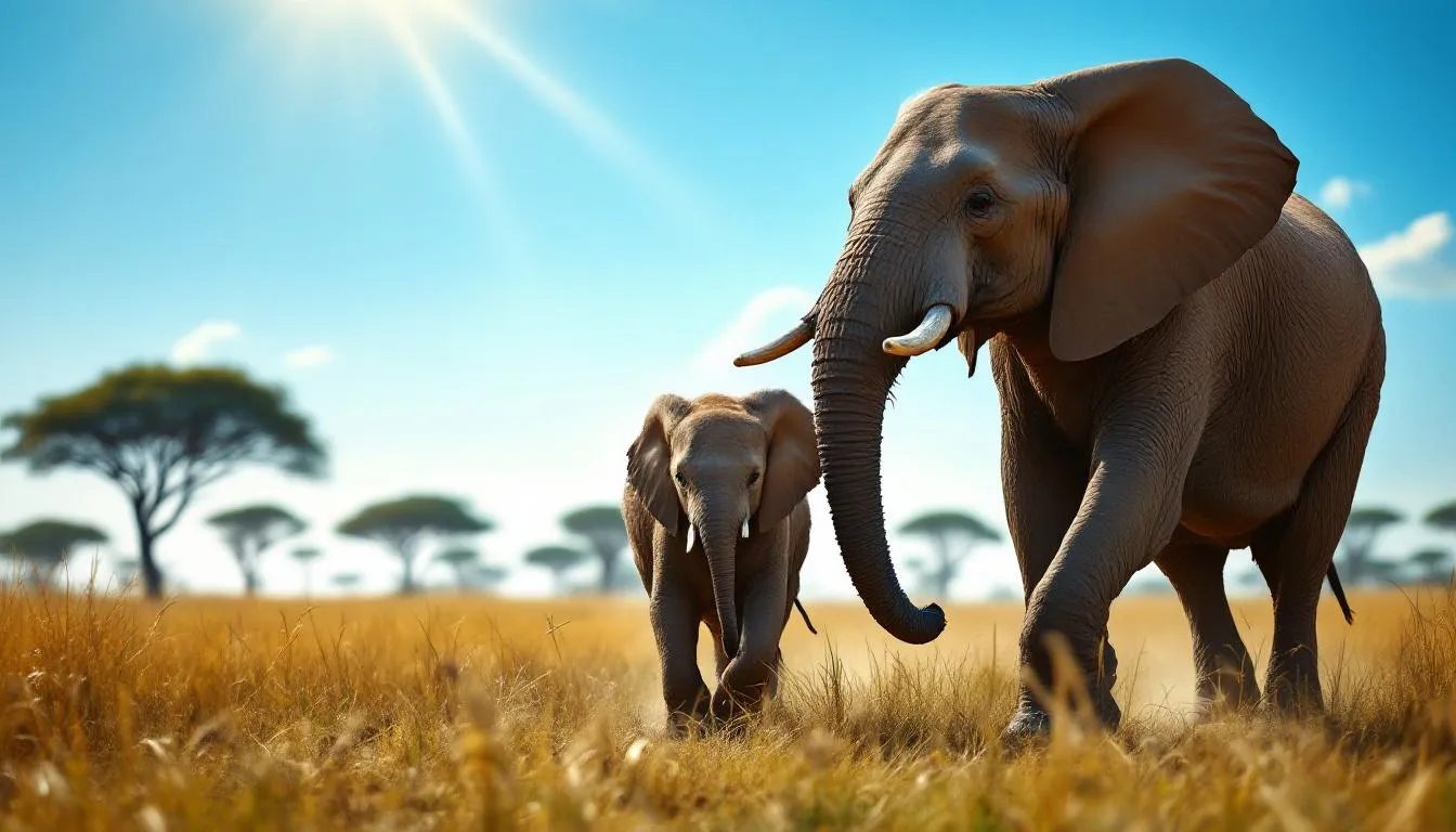 Wildlife viewing experiences on a budget safari in Kenya, featuring a close-up of animals in their natural habitat.