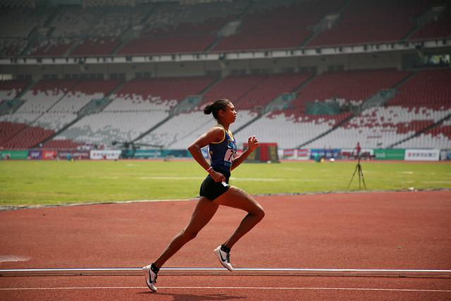 woman, runner, sport