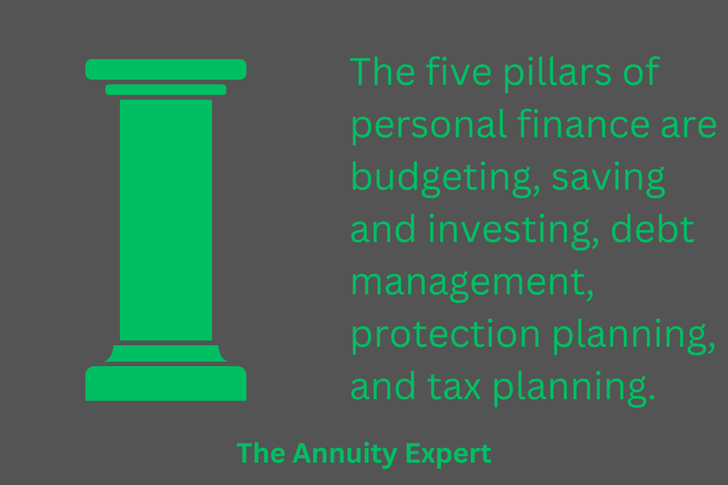 What Are The Five Pillars Of Personal Finance?