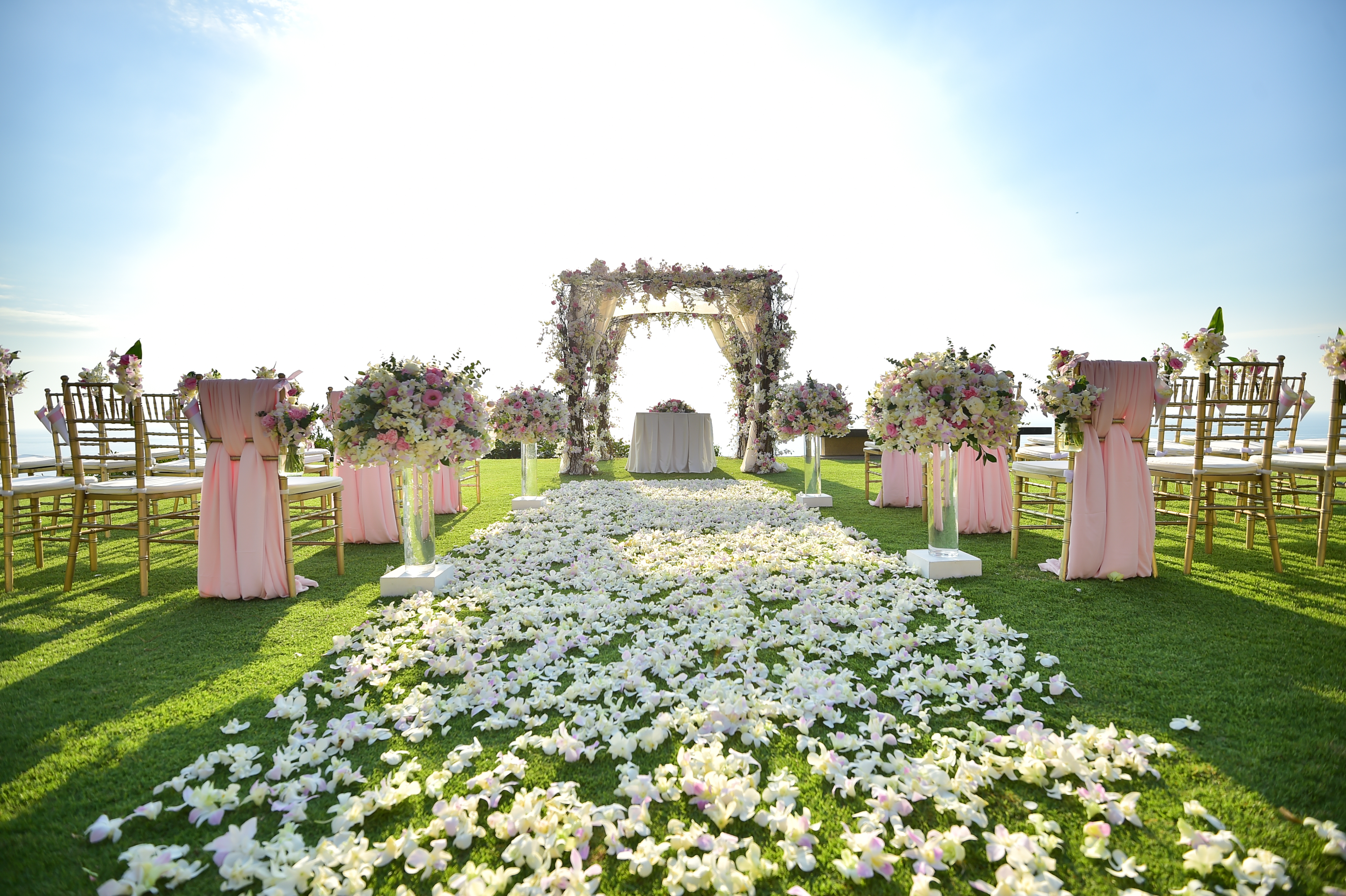                                                              Beach or Garden Wedding Venue