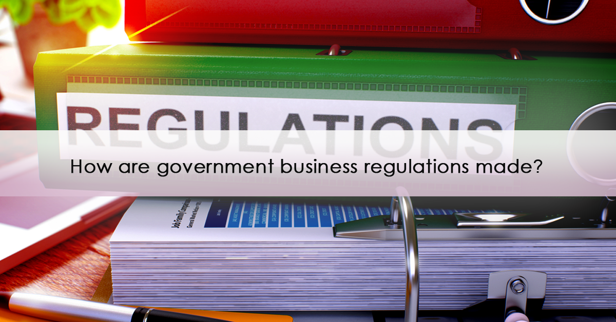 A business federal regulation in the making