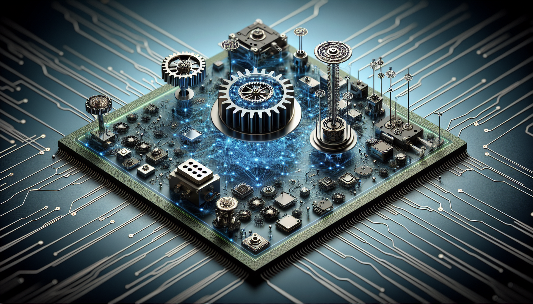 Illustration of MEMS device components and functionality