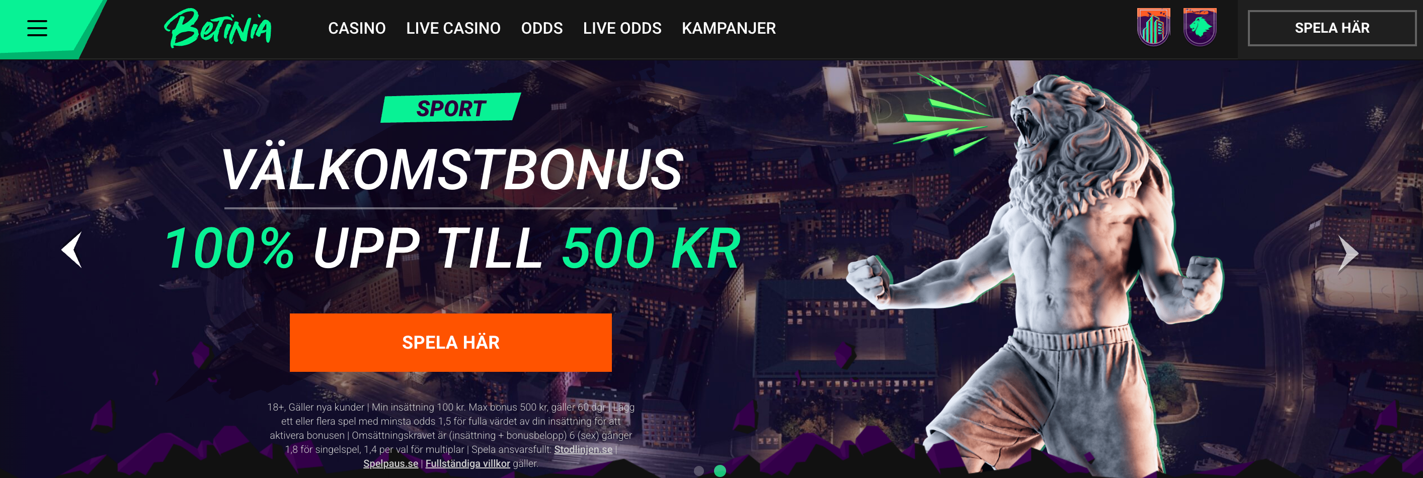 Betinia bonus