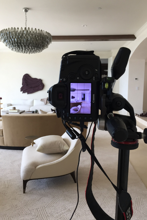 photographing an interior