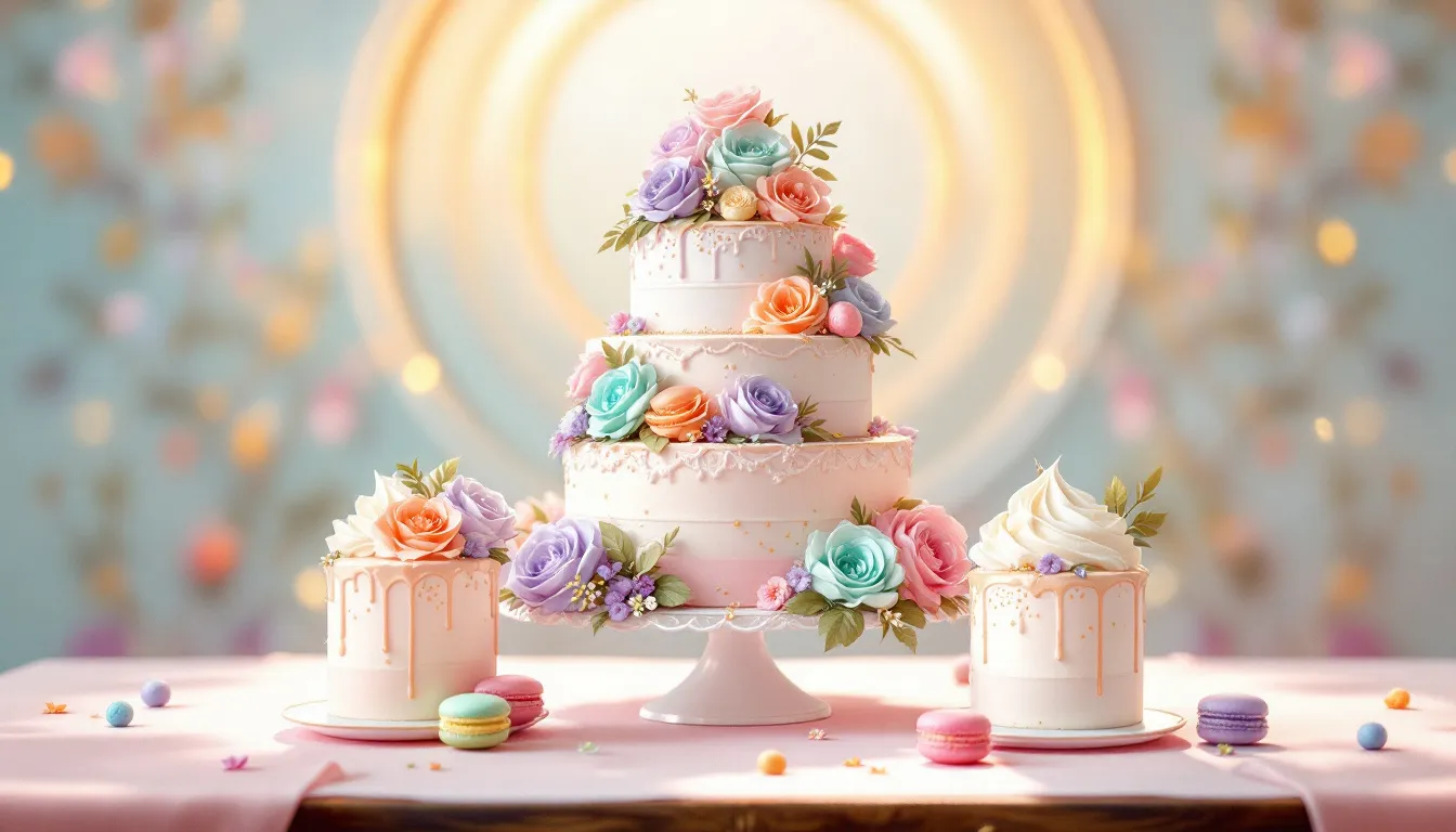 Mini cakes for special occasions.