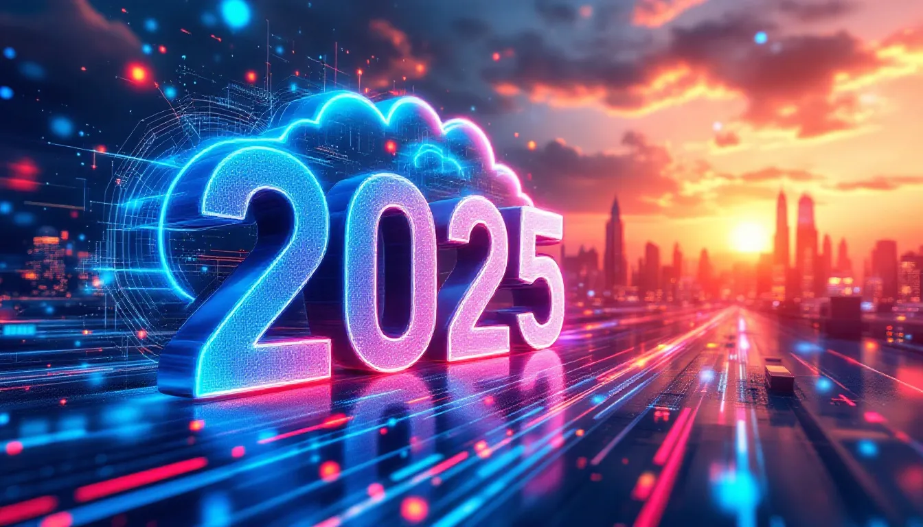 Eine Darstellung von verschiedenen Hybrid Cloud Lösungen im Abo, die den neuen Business Trend 2025 repräsentieren.