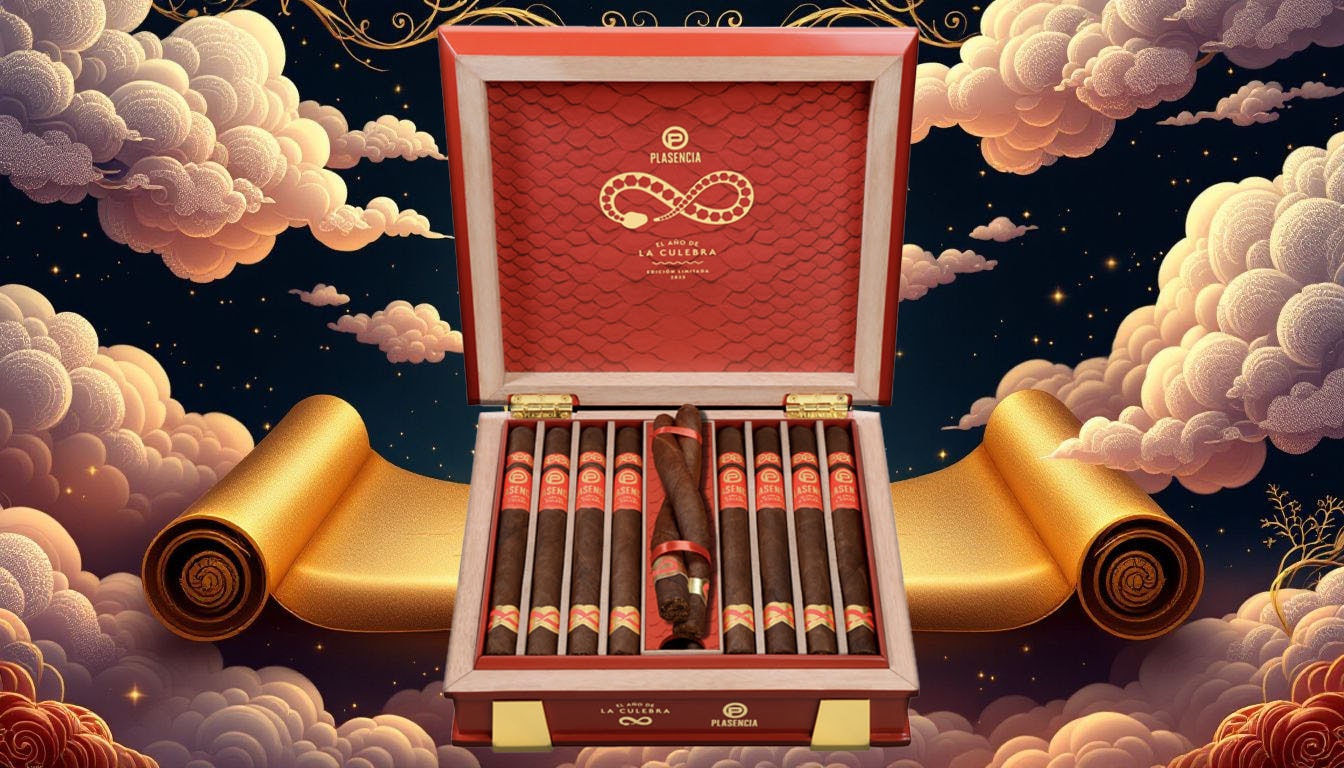 Introducing the Year of the Snake cigar, featuring elegant lanceros.