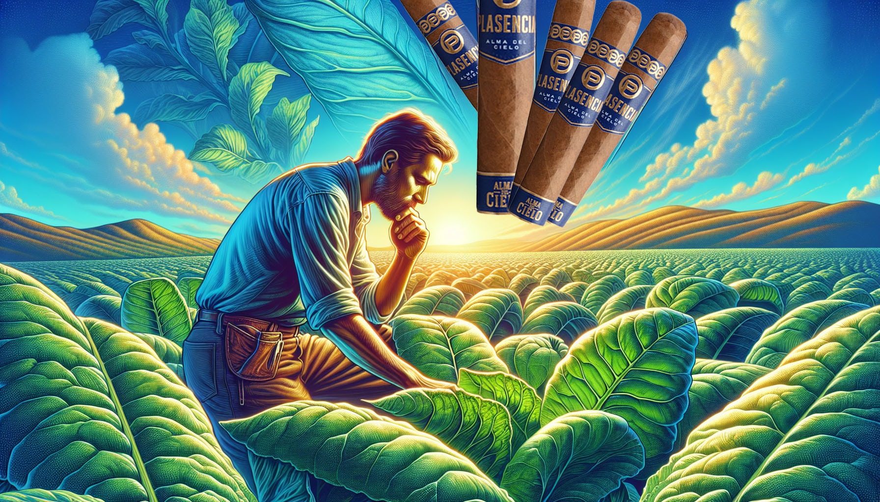 A visionary representation of Nestor Plasencia in the tobacco world.
