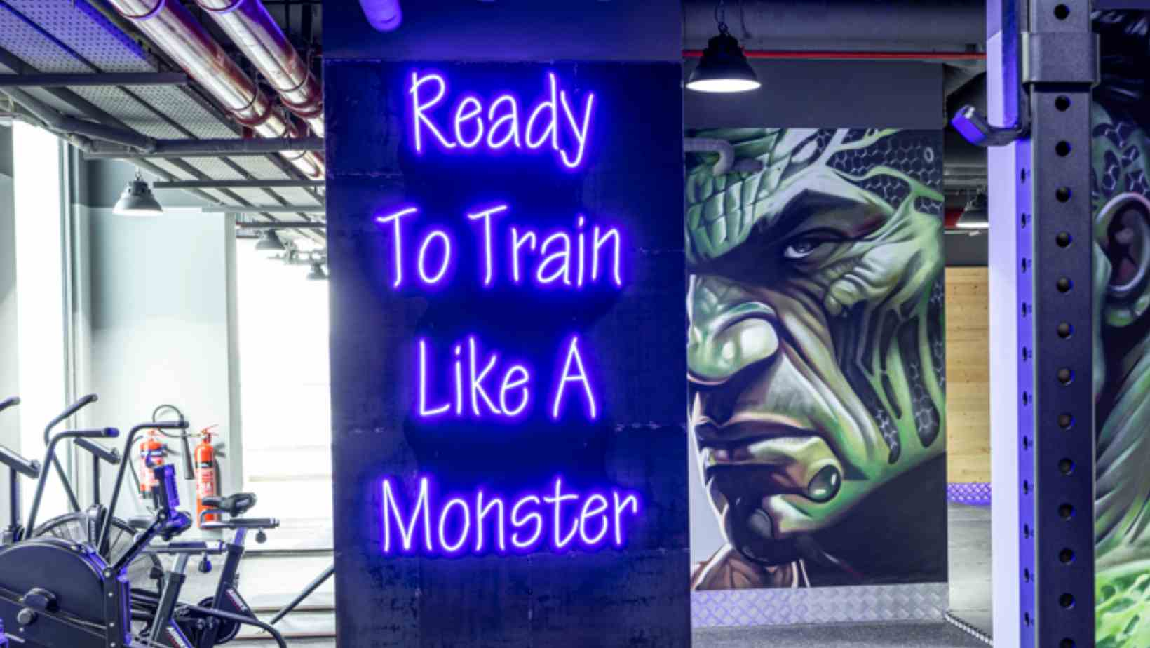 ready to train like a monster gymnation bur dubai