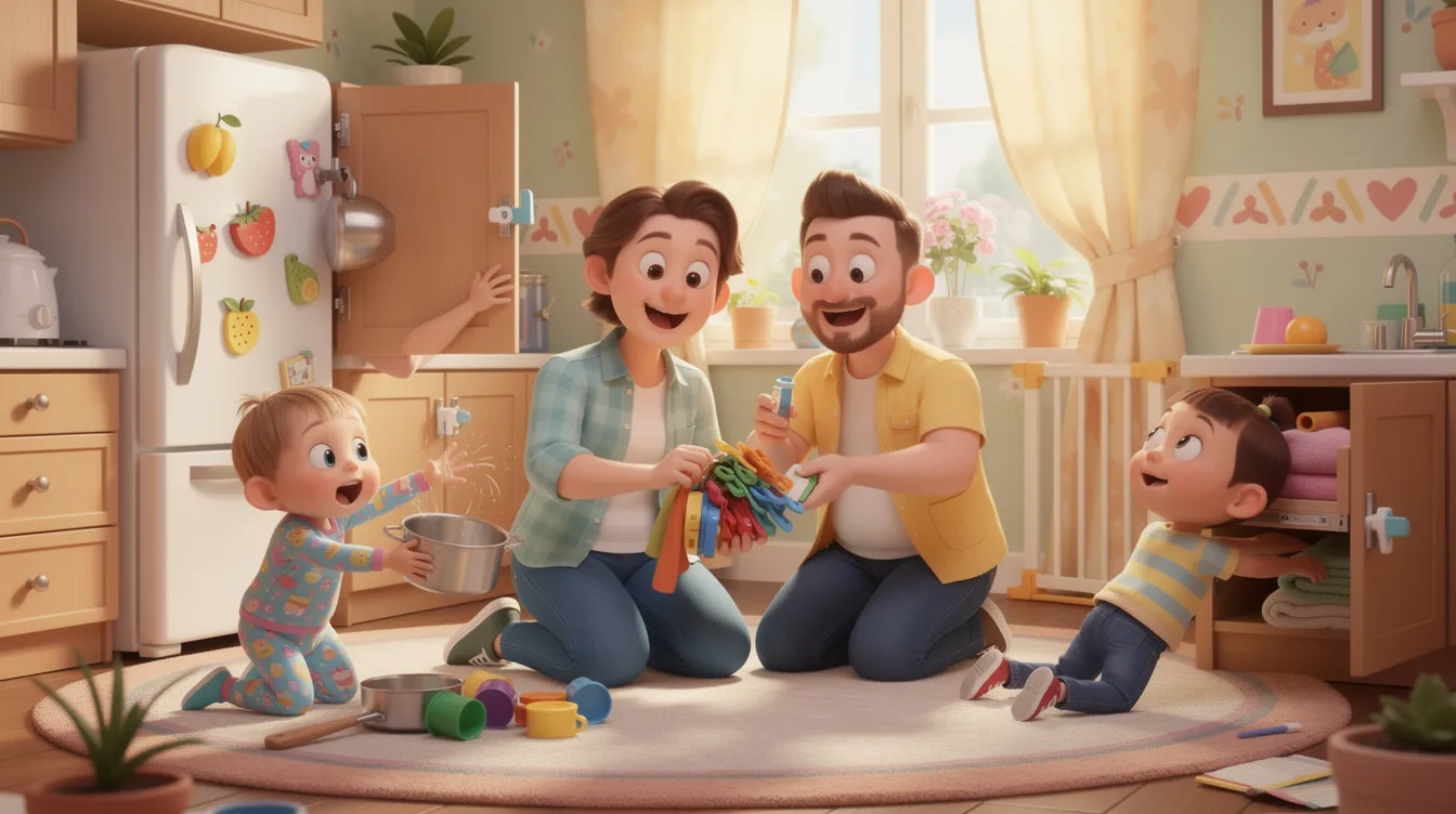 Common challenges parents face with childproofing cabinets and drawers.