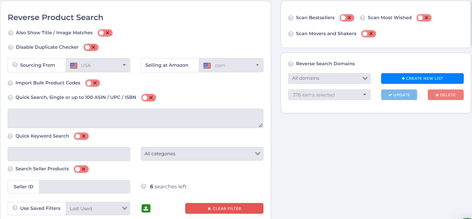 reverse product search