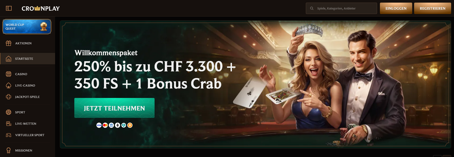 name: crownplay-online-casino, alt: startseite des crownplay online casinos, title: angebote des crownplay casinos