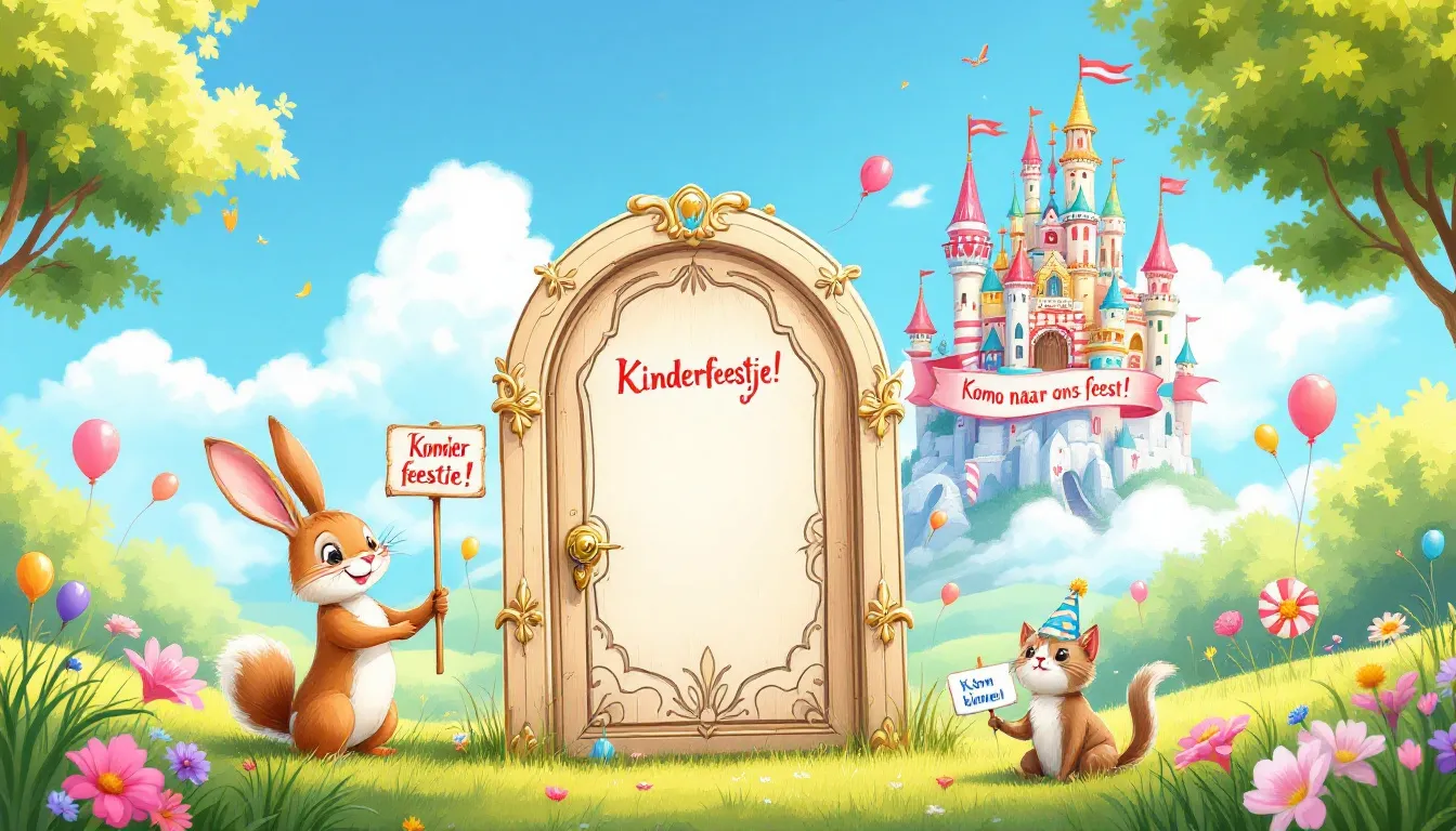 Een stap-voor-stap gids voor het maken van een uitnodiging kinderfeestje.