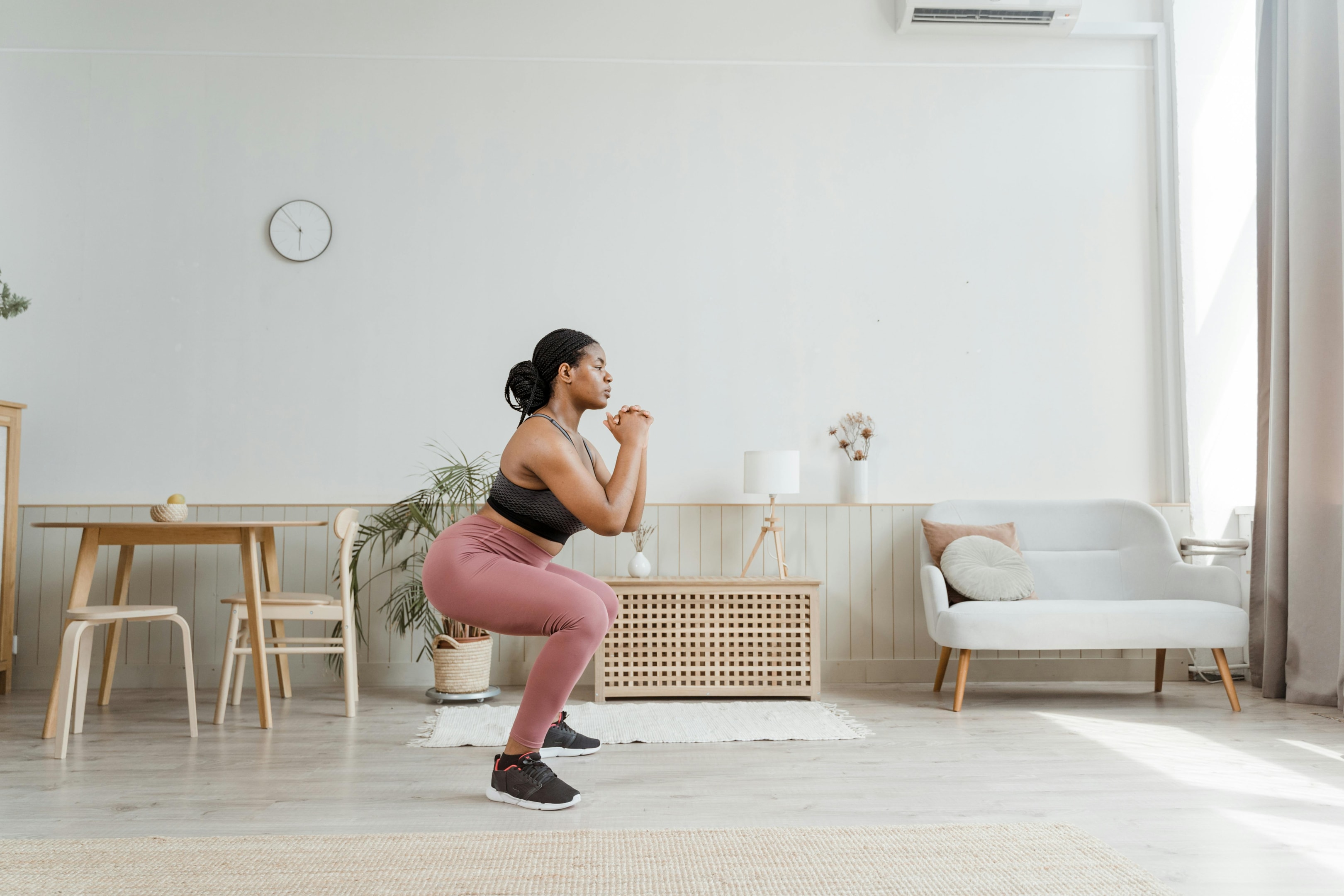 Deep squat for pelvic health