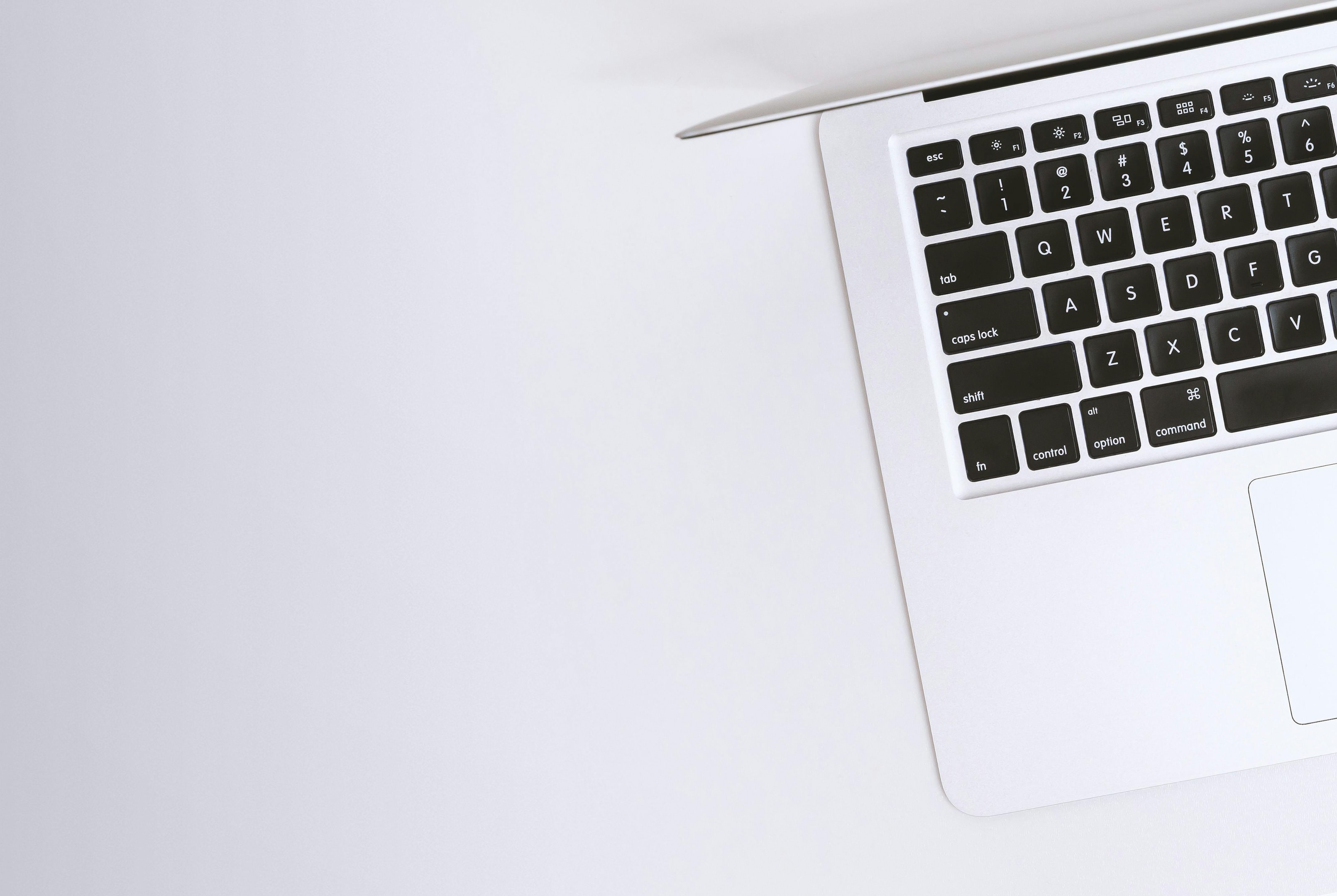 Laptop used by real estate investor to connect Facebook to their CRM.