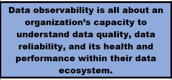 Data observability