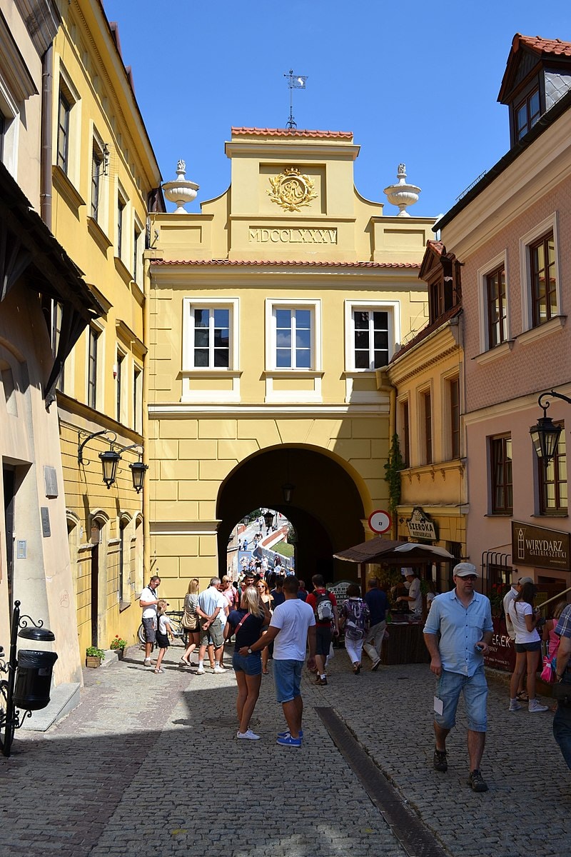 Brama Grodzka na starym mieście w Lublinie. Źródło: https://commons.wikimedia.org/wiki/File:Lublin,_Brama_Grodzka2.JPG