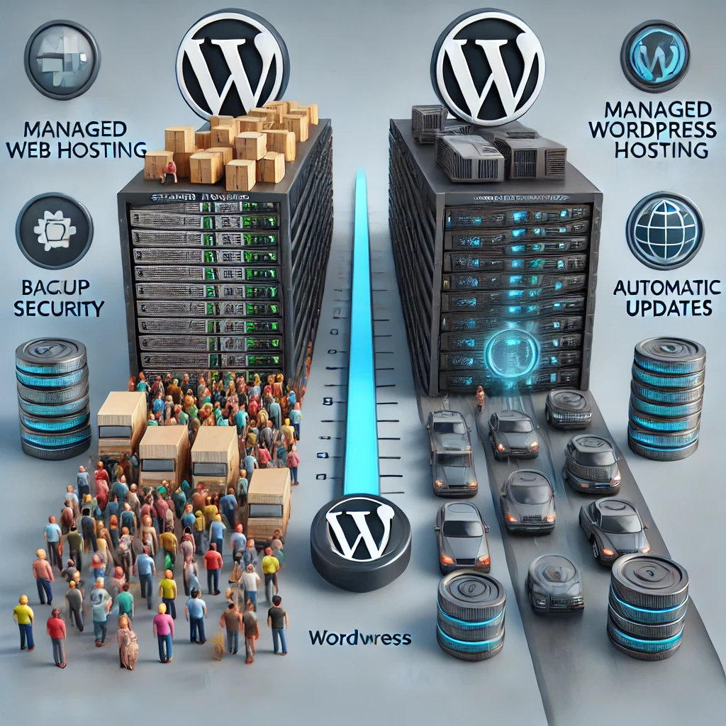Comparación entre alojamiento compartido lento y hosting WordPress rápido. | Posiciona.Digital