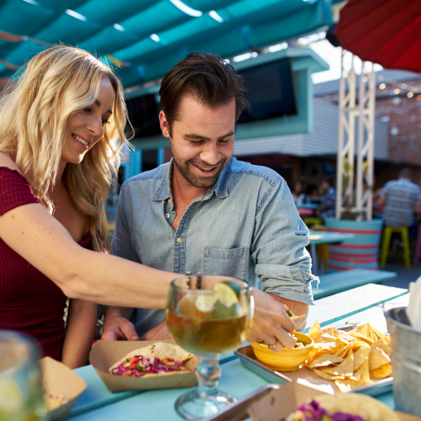 Image showing a satisfied event host after finding the perfect catering company in Sacramento.