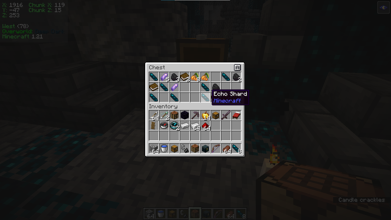 A chest full of Echo Shards.