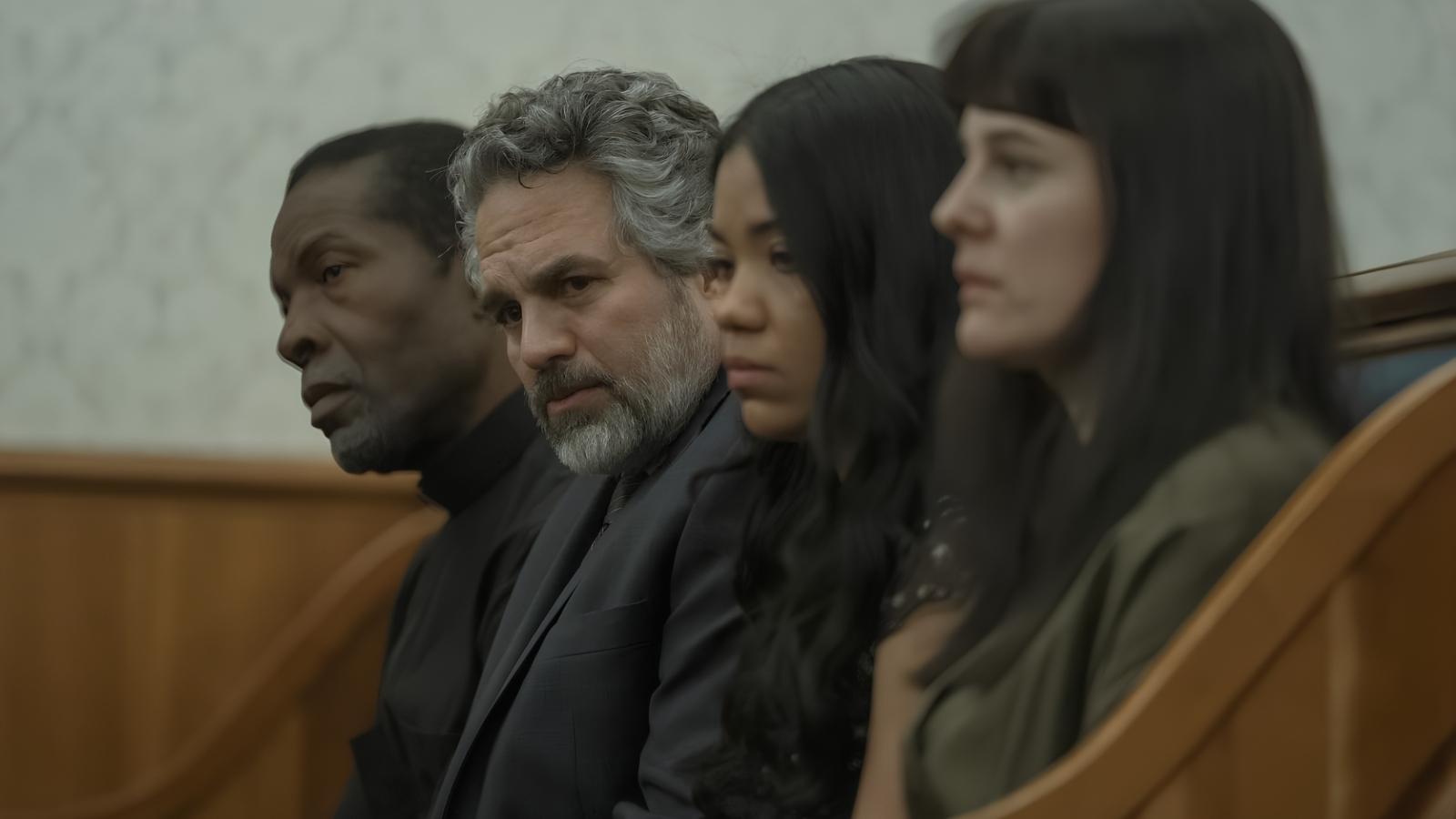 Isaach De Bankol&eacute;, Mark Ruffalo, Phoebe Fox, and Silvia Dionicio in Task Season 1