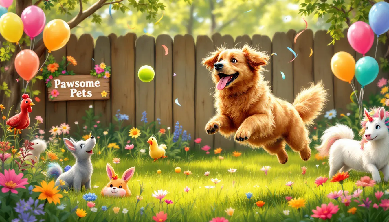 A dog playing fetch with its owner, showcasing different pet's toys.