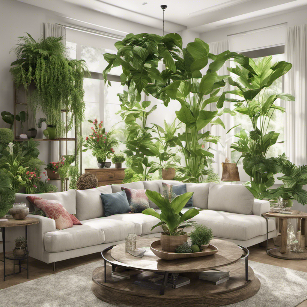 A picture of a variety of indoor plants in a room