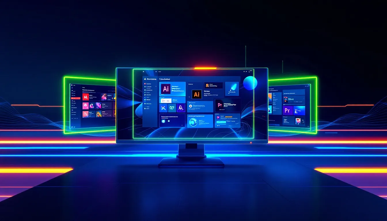 Betriebssystem-Kompatibilität der Adobe Creative Cloud Software.