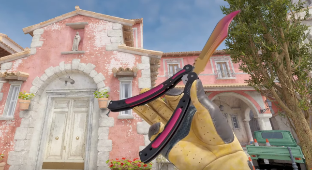 butterfly knife fade in-game