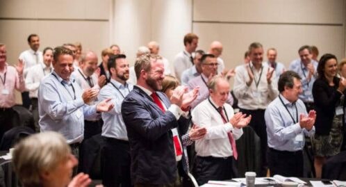 Public speaking engaged audience