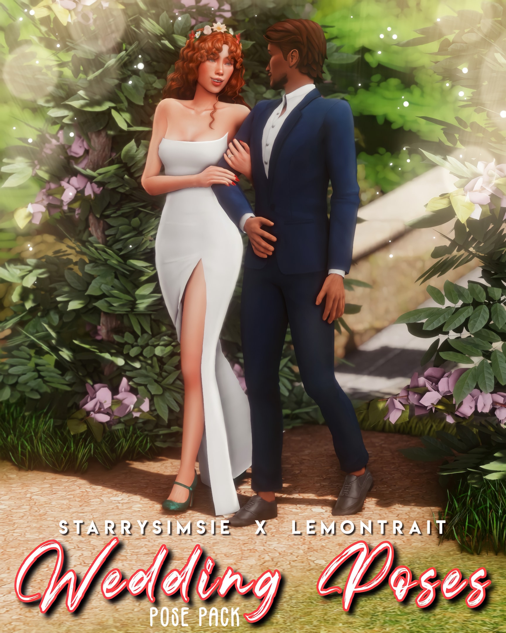 Starry and Lemontrait Wedding Poses