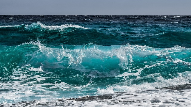 waves, sea, nature