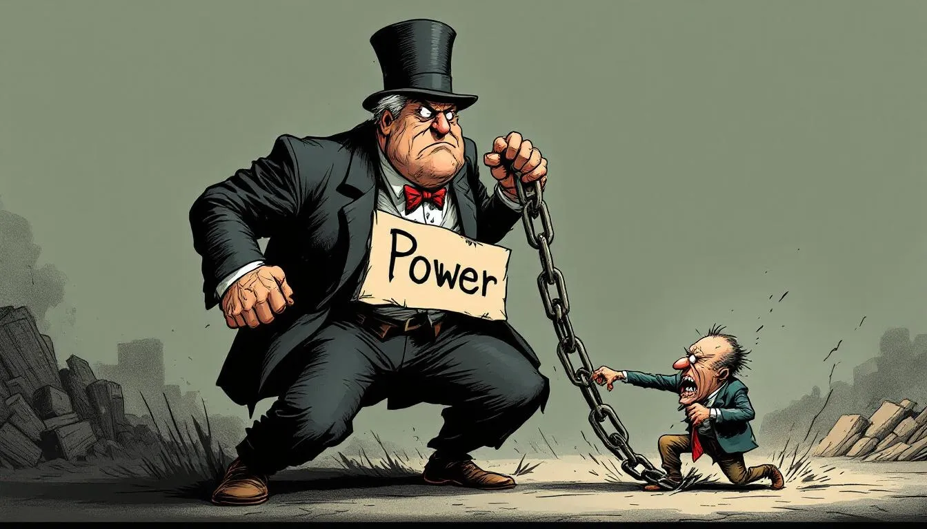 An illustration representing the concept of constitutional restraints.