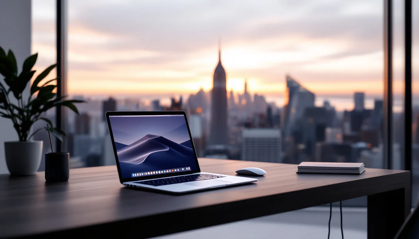 Entdecke das MacBook Air M4 ultraleicht und maximal leistungsstark in einem modernen Arbeitsumfeld.