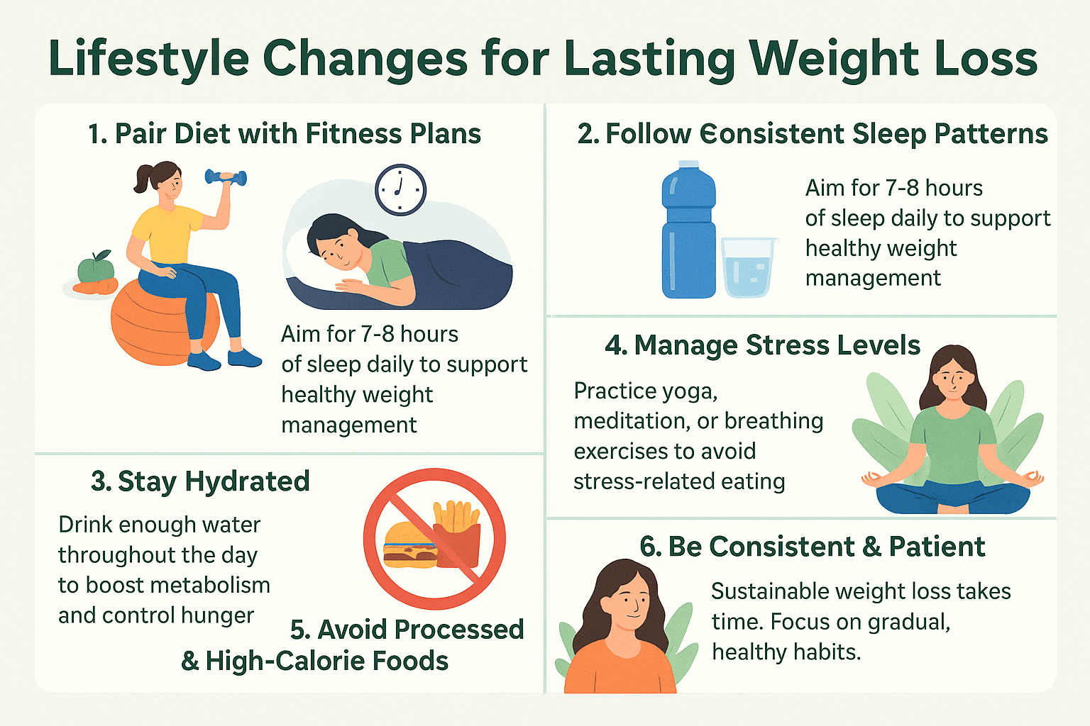 Lifestyle Changes for Lasting Weight Loss