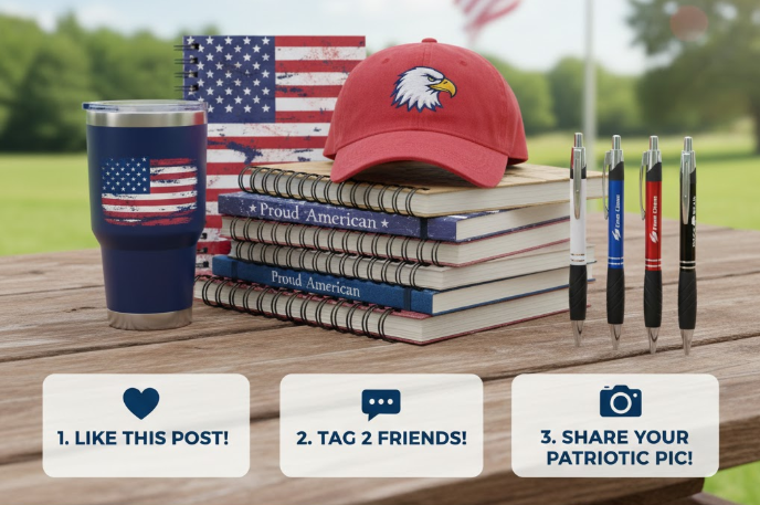 Social Media Contests Featuring Patriotic Merchandise