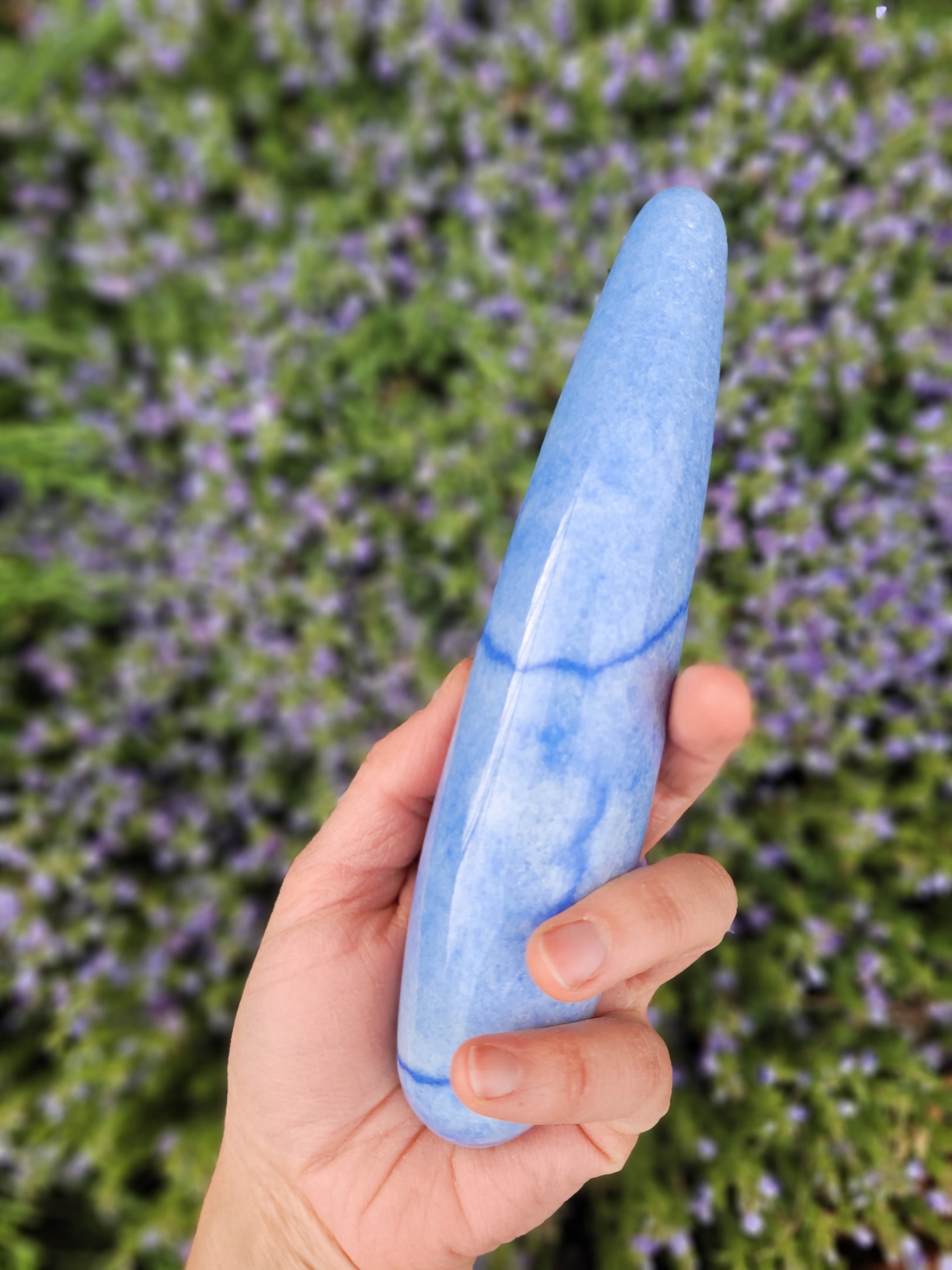 Crystal wand for inner peace and releasing negative energy