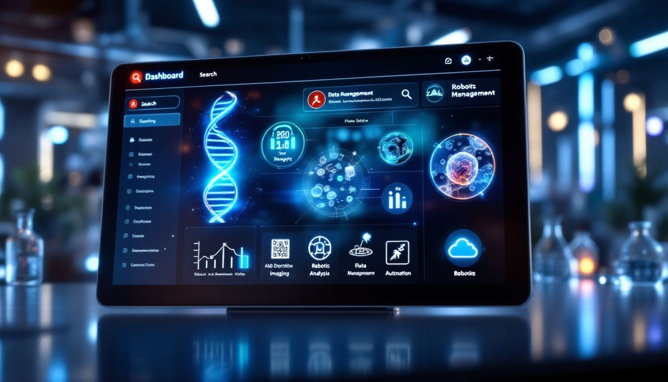 Key features of modern LIMS solutions in a laboratory.