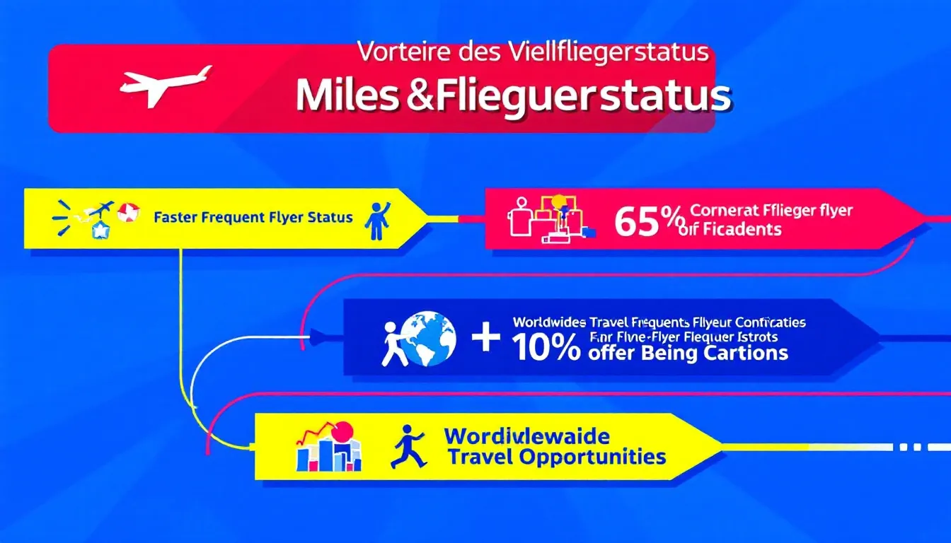 Vorteile des Vielfliegerstatus im Miles & More Programm.