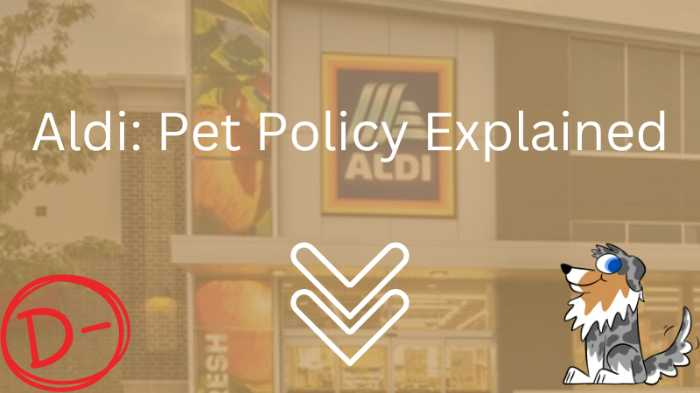 Image Text: "Aldi: Pet Policy Explained"