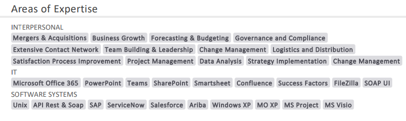 Skills Section on CV - Great Way to Make Your CV Stand Out