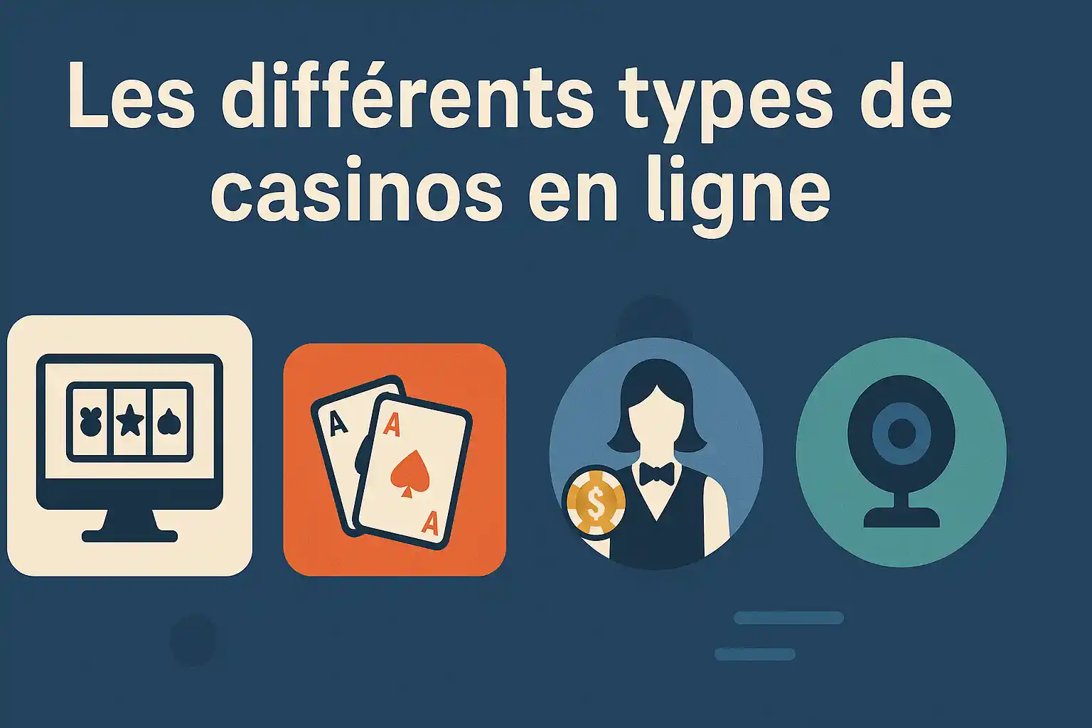 Les différents types de casinos en ligne