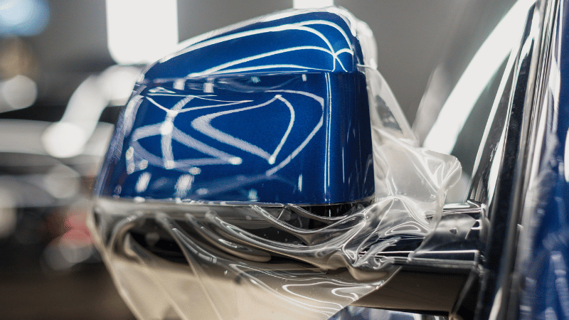 PPF on rear-view mirror