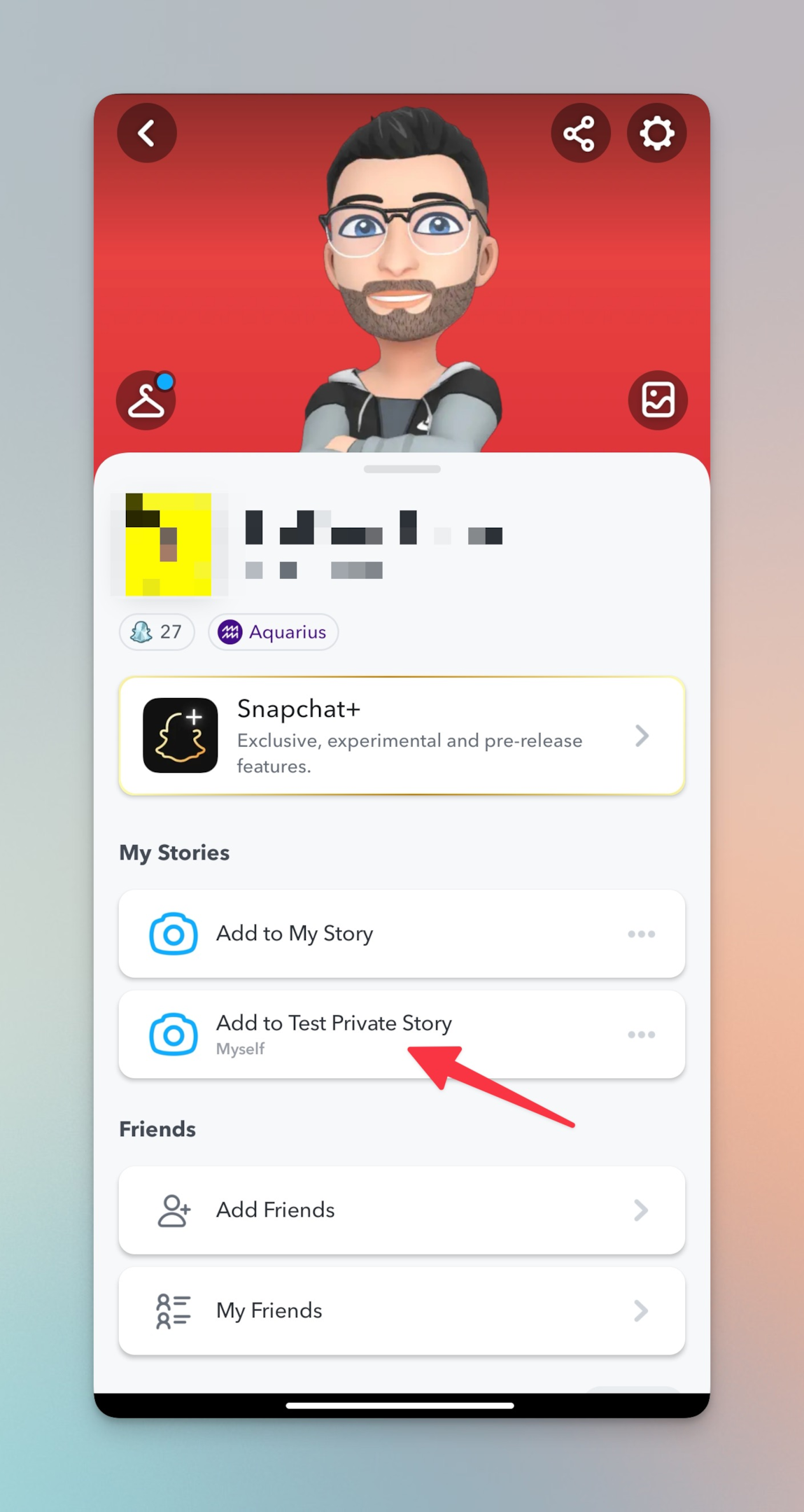 Remote.tools pointing to private story created under Snapchat account