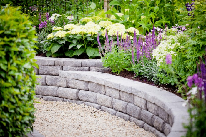 An image of a beautiful garden landscape design