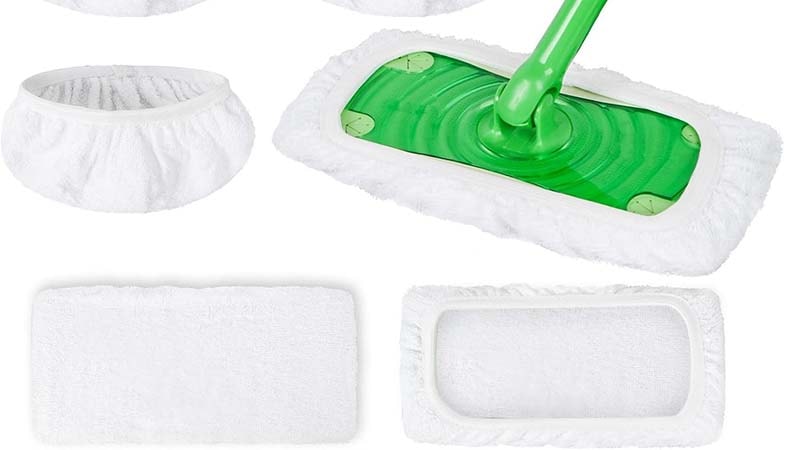 Flat cotton mop heads