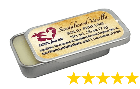 Love From Santa Barbara Sandalwood Vanilla Solid Perfume