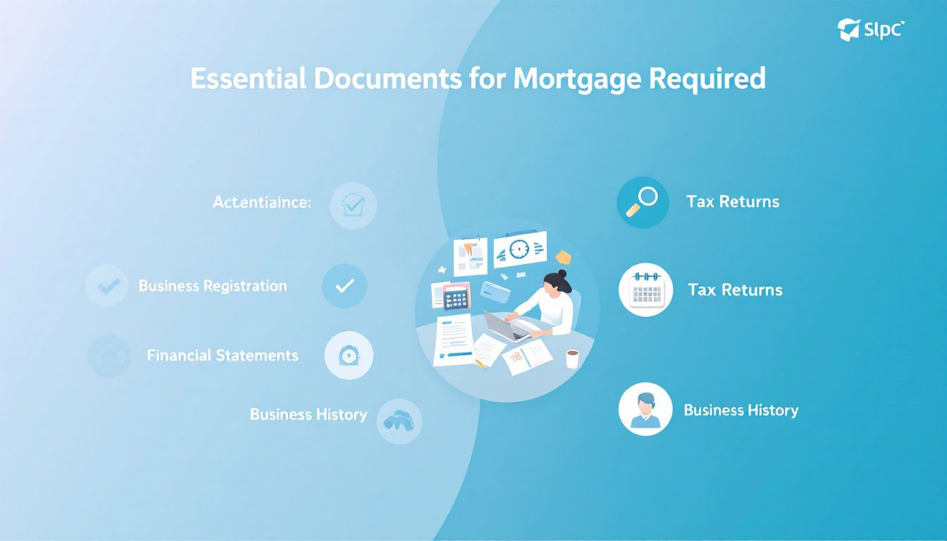 Essential documents required for mortgage applications for self-employed individuals.