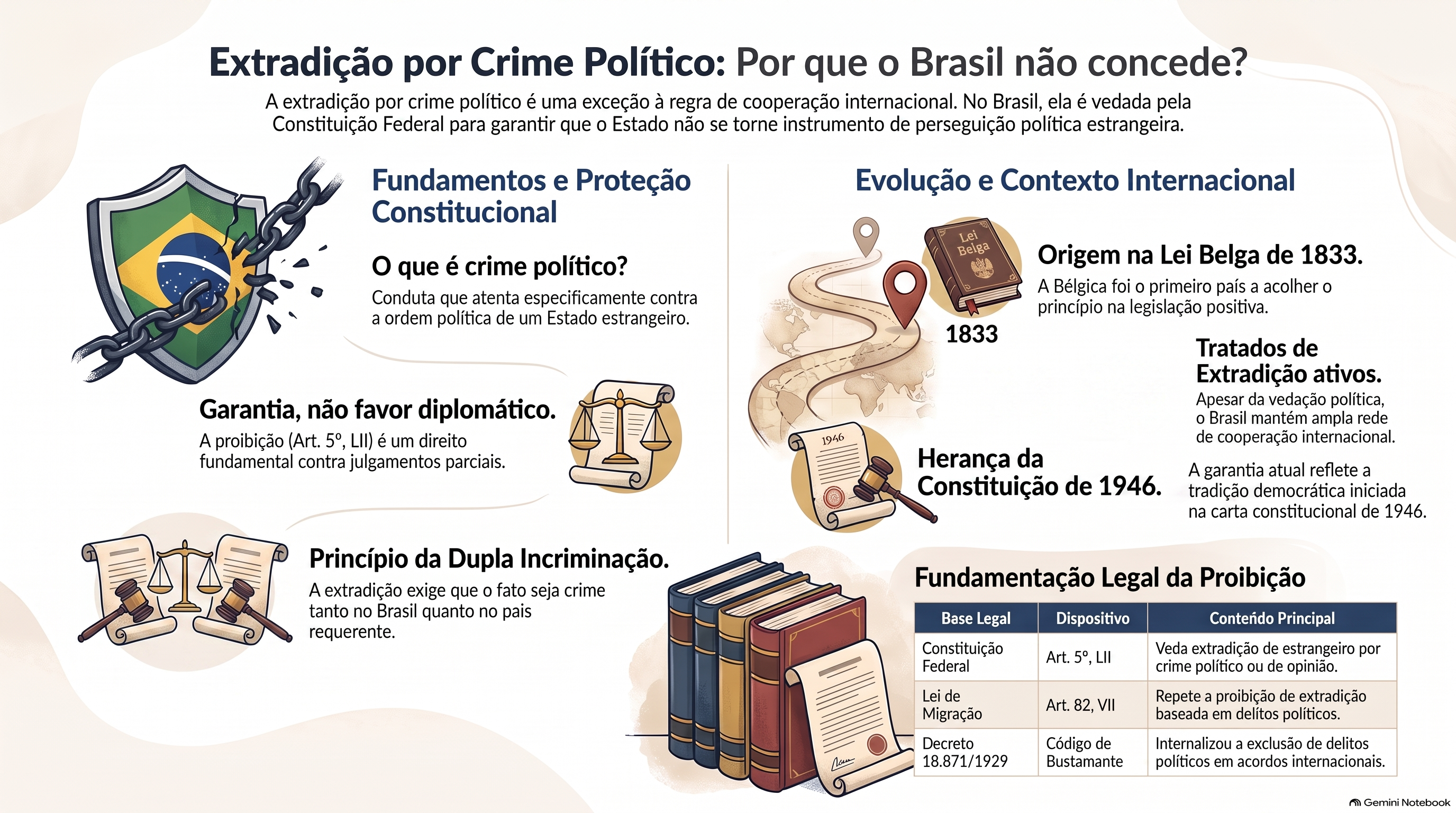 O que &eacute; extradi&ccedil;&atilde;o por crime pol&iacute;tico e por que o Brasil n&atilde;o concede?